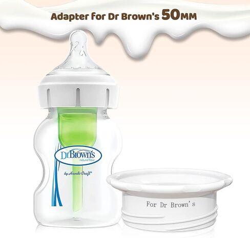 Bottle Warmer Adapter for Pigeon/Lansinoh/Evenflo Baby Bottle - 50MM (Bottle Warmer not Included) in Saudi Arabia