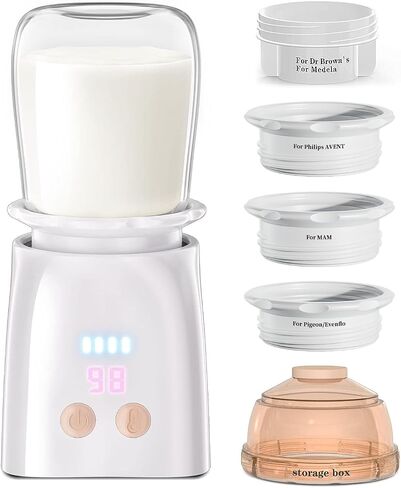 Bottle Warmer Adapter for Pigeon/Lansinoh/Evenflo Baby Bottle - 50MM (Bottle Warmer not Included) in Saudi Arabia