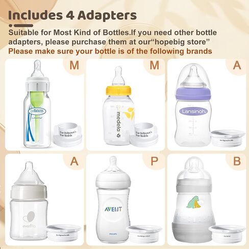 Bottle Warmer Adapter for Pigeon/Lansinoh/Evenflo Baby Bottle - 50MM (Bottle Warmer not Included) in Saudi Arabia