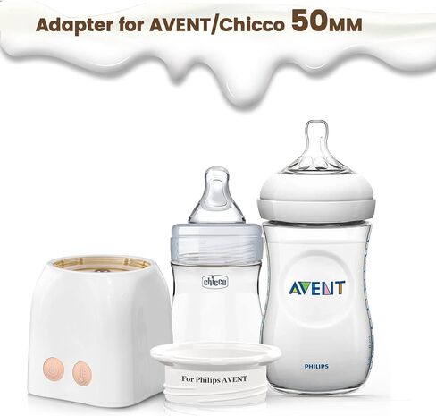 Bottle Warmer Adapter for Pigeon/Lansinoh/Evenflo Baby Bottle - 50MM (Bottle Warmer not Included) in Saudi Arabia