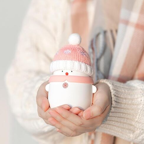 Hand Warmer Rechargeable, Enituo Christmas Cute Snowman Portable Pocket Hand Warmer, USB-C 2 in 1 Handwarmers 6000mAh Electric Charger Power Bank for Men Women Kids Camping, Outdoor in Kuwait
