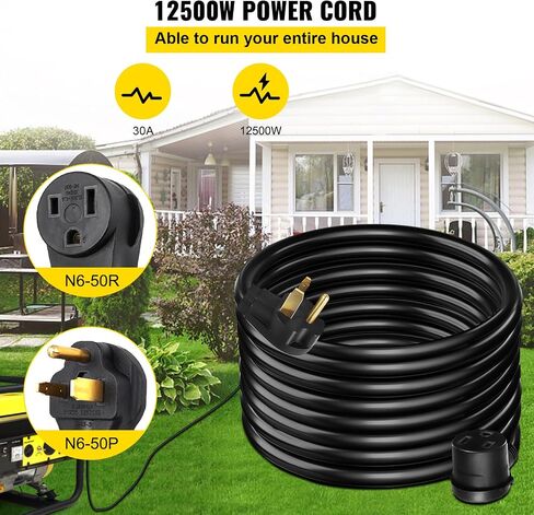 سلك تمديد لحام VEVOR 40 أمبير 50 ​​قدم 250 فولت، سلك طاقة لحام مع قابس NEMA 6-50 8 قياس 3 شوكات لـ MIG، لينكولن، بلازما، ميلر، TIG in Kuwait