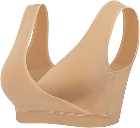 Nursing Sleep Bras Wirefree Maternity Breastfeeding Bras 3 Pack No Pads in Saudi Arabia