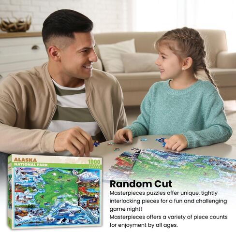 MasterPieces 1000 Piece Jigsaw Puzzle for Adults, Family, Or Youth - Alaska National Park - 19.25"x26.75" in Saudi Arabia