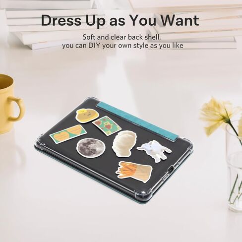 حافظة CoBak لجهاز Kindle Paperwhite - غطاء جلد PU جديد وغطاء خلفي من السيليكون الناعم الشفاف مع ميزة التنبيه التلقائي للنوم لجهاز Kindle Paperwhite Signature Edition (إصدار الجيل الحادي عشر 2021 مقاس 6.8 بوصات) in Saudi Arabia
