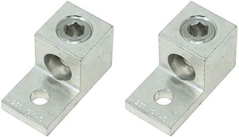 ساوثواير LUG250K-6AD؛ 1PK العروة الميكانيكية. 250 KCMIL-#6 STR; حامل بفتحة واحدة مقاس 5/16 بوصة؛ تصنيف مزدوج للاستخدام مع موصلات النحاس والألومنيوم؛ عبوة واحدة؛ رمادي in Kuwait