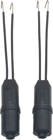 FDXGYH 2pcs Outdoor TV Antenna Connector Matching Transformer 300 Ohm to 75 Ohm Coaxial Cable Adapter UHF VHF FM Model TV Converter (Black) in Saudi Arabia
