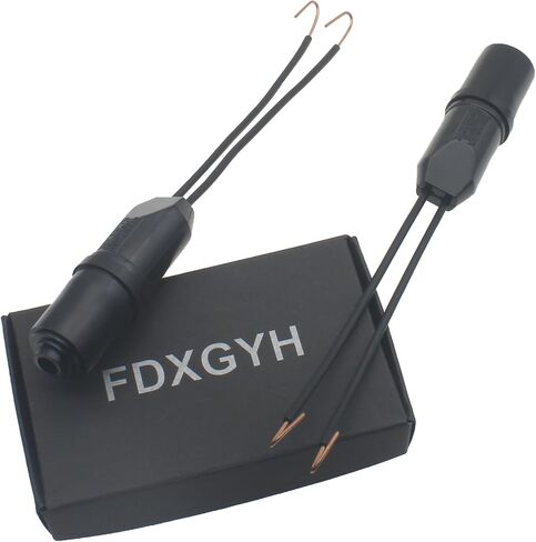 FDXGYH 2pcs Outdoor TV Antenna Connector Matching Transformer 300 Ohm to 75 Ohm Coaxial Cable Adapter UHF VHF FM Model TV Converter (Black) in Saudi Arabia