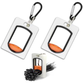5 Pcs Zip Tie Organizer - Lightweight Cable Tie Holder for Easy Organization Without Waste - Reusable Zip Tie Tool - Zip Tie Holder