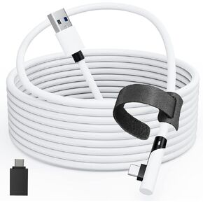 Tiergrade Link Cable 6M Compatible with Quest2/Pico 4, High Speed PC Data Transfer with 5Gbps, USB3.2 gen1 to USB C Cable Accessories for VR Headset and Gaming PC