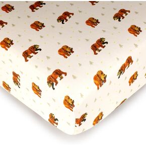 L'ovedbaby Organic Crib Sheets, Caterpillar