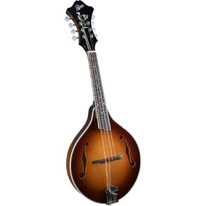 Rover RM-80S Deluxe A-Model Mandolin – قمة صلبة – انفجار بورجوندي