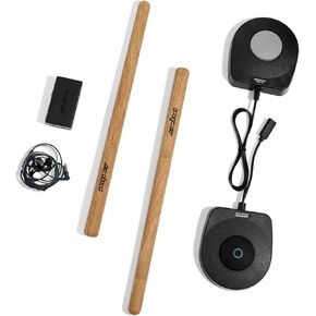 AeroBand Electronic Drum Set PocketDrum2 MAX（2024 Version）, Air Drum Sticks & Pedals & Bluetooth Adapter, Play Drum Anywhere Anytime, 8 Tones and USB Midi Kids Adult Drummer Gift (Earphone Included)