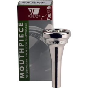 Denis Wick DW5880E-SM4 Silver-Plated Euphonium Mouthpiece, Steven Mead model