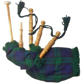 Kids Bagpipe Toy – Traditional Scottish Design in Multiple Tartan Patterns, Perfect for Beginners and Fun Play (Mckenzie)