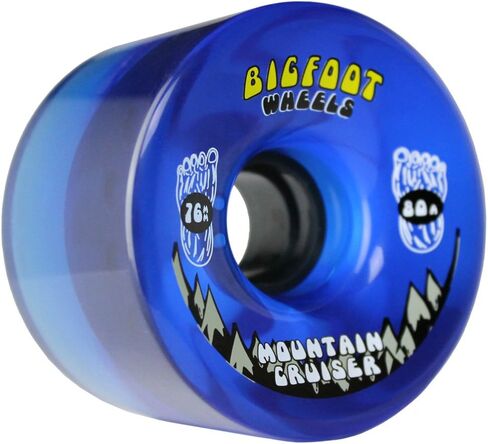 عجلات Bigfoot Longboard 80A Shr Mountain Cruisers، أسود، 76 مم in Saudi Arabia