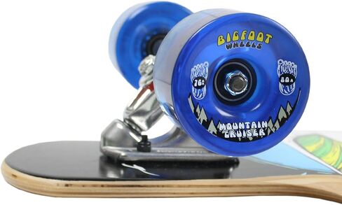 عجلات Bigfoot Longboard 80A Shr Mountain Cruisers، أسود، 76 مم in Saudi Arabia