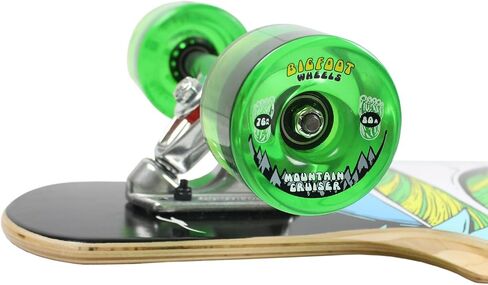 عجلات Bigfoot Longboard 80A Shr Mountain Cruisers، أسود، 76 مم in Saudi Arabia