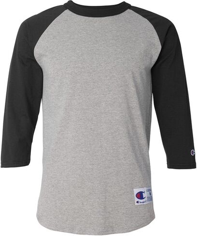 Champion Men's Contrast Raglan Sleeve Baseball T-Shirt in Saudi Arabia