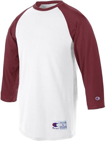 Champion Men's Contrast Raglan Sleeve Baseball T-Shirt in Saudi Arabia