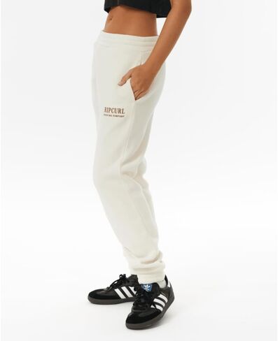 Rip Curl Women's Surf Staple Fleece Sweatpants with Elastic Waist and Cuffs in Saudi Arabia