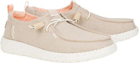 Hey Dude Wendy Chambray Bright White Size 8, Women’s Shoes, Women’s Slip-on Loafers, Comfortable & Light-Weight in Saudi Arabia