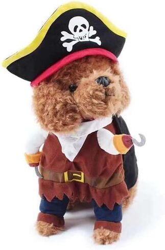 Idepet Funny Pet Clothes Pirate Dog Cat Costume Party Apparel in Saudi Arabia