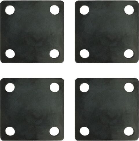 Base Plate Square Corner 8" X 8" X 3/8" - 2 pack in Saudi Arabia