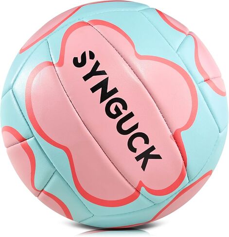 SYNGUCK Size 5 Volleyball Gift for Granddaughter Birthday Presents from Grandma Grandpa Personalized Indoor Outdoor Pink Volleyball Ball,Engraved Volleyball Official Size 5 (Without Pump) in Saudi Arabia