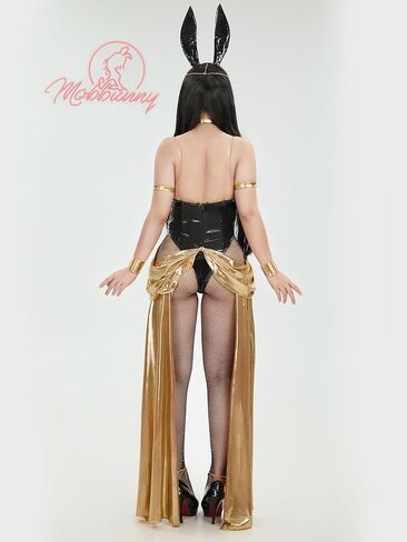 زي تنكري للسيدات على شكل أرنب زي تنكري على شكل أرنب للفتيات وتنورة شيفون ذهبية زي مصري in Kuwait