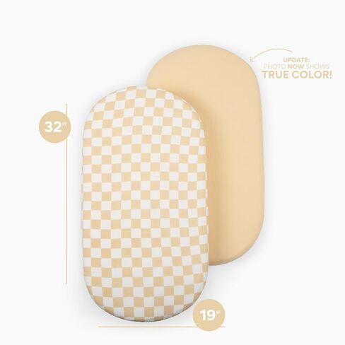 ملاءات سرير من الموسلين من شركة Bolton Baby | 100% قطن فائق النعومة وجيد التهوية | مناسب عالمي لمراتب سرير الأطفال المختلفة: 33X17X4 | عبوتان (حكيم) in Kuwait