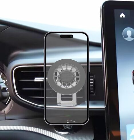 حامل هاتف Honda Civic لـ MagSafe، مناسب حصريًا لهوندا Civic 2016-2021، مناسب لسلسلة MagSafe iPhone 15/14/13/12/Mini، مغناطيس قوي للغاية لحامل ملحقات Honda Civic بفتحة تهوية in Saudi Arabia