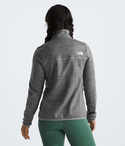 THE NORTH FACE Women's Canyonlands ¼ Zip Sweatshirt, White Dune Heather, Large in Saudi Arabia
