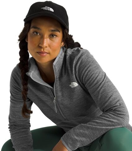 THE NORTH FACE Women's Canyonlands ¼ Zip Sweatshirt, White Dune Heather, Large in Saudi Arabia