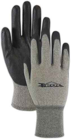 MAGID Safety T-ROC TOUROCXL Coated Work Gloves | 15-Gauge Touchscreen Capable Polyurethane Palm Coated Gloves - Cut Level 1, Abrasion Level 4, XL (1 Pair) in Saudi Arabia