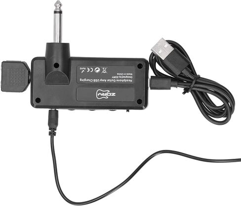 Mumusuki Guitar Bass مضخم سماعة الرأس، USB قابل للشحن جيب محمول جيتار باس سماعة رأس أمبير تحمل على غرفة النوم التوصيل في تأثيرات متعددة للجيتار باس in Kuwait