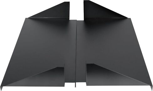 2U Cantilever Center Mount Server Rack Shelf 20inch Deep - Vented Rack Mount Tray for 19inch Network Equipment Rack & Cabinet - Weight Capacity 110lb, Black in Saudi Arabia