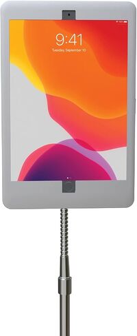 Compact, Height-Adjustable Tablet Floor Stand with Lock and Key Security, Flexible Gooseneck, Telescoping Pole and optional Wheels, Compatible with iPad (Gen. 5-6), iPad Pro 9.7, and iPad Air in Saudi Arabia
