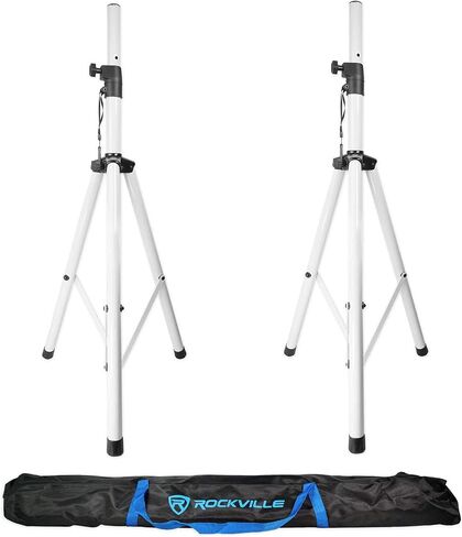 Rockville Pair RVES1 Adjustable Tripod DJ PA Speaker Stands +Carry Bag/Universal in Saudi Arabia