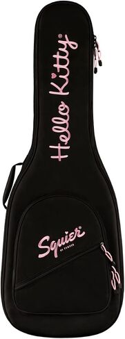 إصدار محدود من Hello Kitty Stratocaster مع حقيبة Gig، وHello Kitty Graphic Pickguard، ولوحة أصابع من خشب القيقب، باللون الوردي in Saudi Arabia