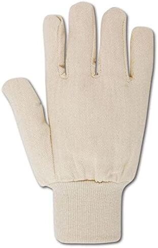 MAGID MultiMaster Ambidextrous 8 oz. Clute Cut Canvas Chore Gloves, 144 Pairs, Size Men's (Fits Large) (T89R) in Saudi Arabia