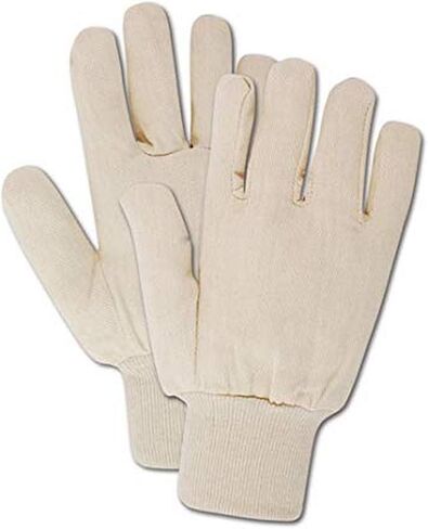 MAGID MultiMaster Ambidextrous 8 oz. Clute Cut Canvas Chore Gloves, 144 Pairs, Size Men's (Fits Large) (T89R) in Saudi Arabia