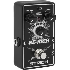 STRICH MULTI-CAB 11 Modes Digital Cabinet Simulation Pedal for Electric Guitar, Compact Mini Unit, True Bypass, 3 Control Knobs, Volume, Tone, Cabinet Simulation, 9V DC, Baby Blue
