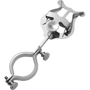 Clarinet Lyre, 6.1x2in Silver Lyre Music Clip Clamp-On Lyre Sheet Music Clip Clarinet Sheet Music Clip for Practicing Beginners Marching Band