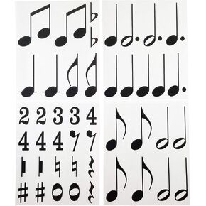 Hangable Plastic Music Note & Music Symbol Teaching Set