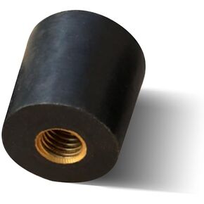 Upright Bass Endpin Rubber Tip Stopper Protector Durable and Anti slip with the Internal metal thread design Easy to install (Flat bottom)
