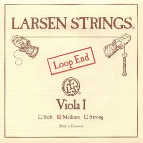 Larsen up to 16.5" Viola A String Medium Aluminum/Steel Loop-End