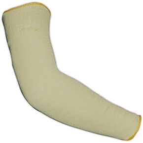 MAGID KEVCOT20KN Cut Master Para-Aramid/Cotton Blended Cut Resistant Sleeve with Knit Wrist, 20", Yellow (3 Sleeve)