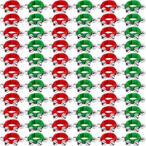 48 Pcs Christmas Wrist Band Bell Bracelet Wrist Band Shaking Bell Musical Instruments Adjustable Bell Rhythm Wristband Bell Bulk for School Family Christmas Percussion Party Favor Adults,12 Colors in Kuwait