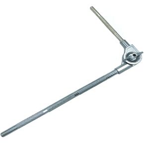 Percussion Cowbell Mount Rod Adjustable Percussion Mounting L-Shaped Rod Cowbell Mounting L-Arm for Percussion Cowbell Drum Clamp Mounting Drum Set Accessories Short Extension Rod
